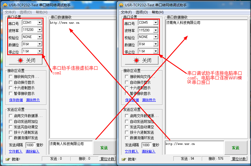WIFI模塊 串口轉(zhuǎn)網(wǎng)絡(luò)調(diào)試助手